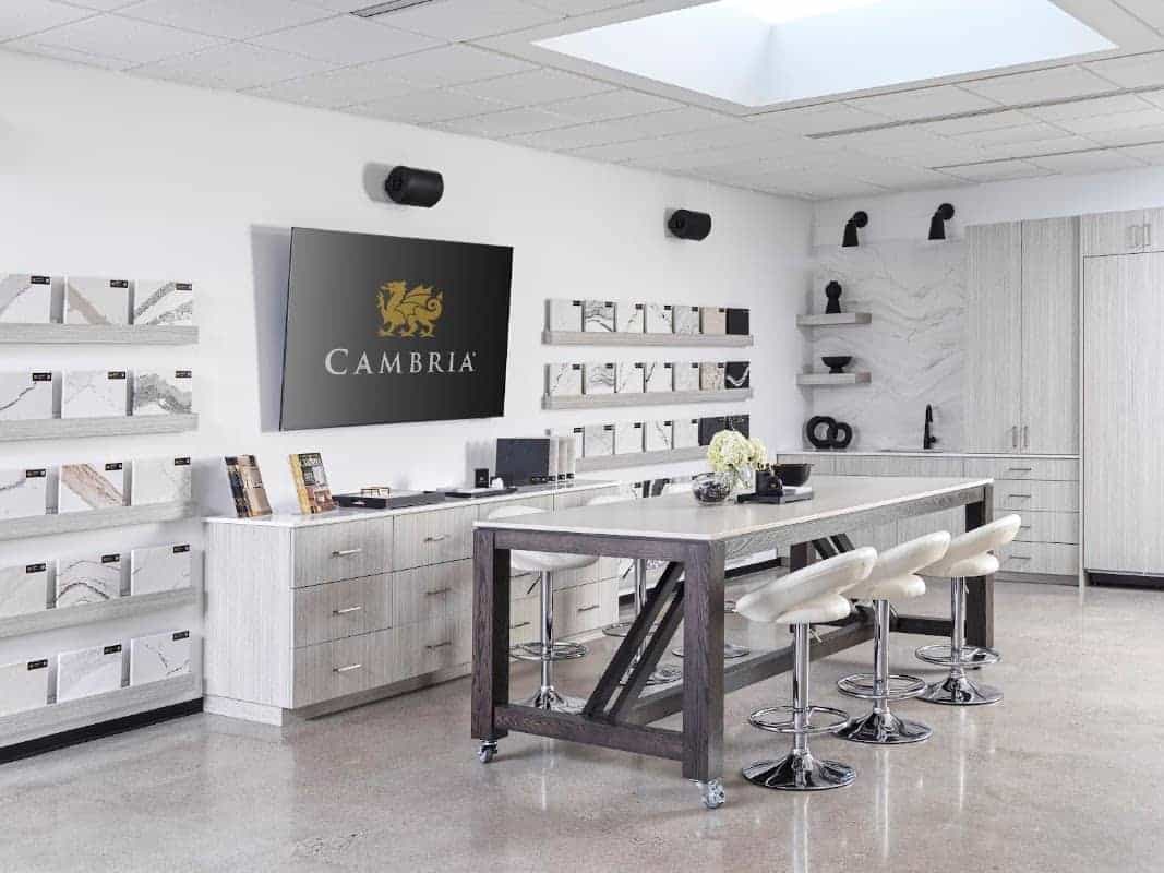Cambria Sales and Distribution Center Showroom - Toronto, countertop installation in Richmond Hill, image 2