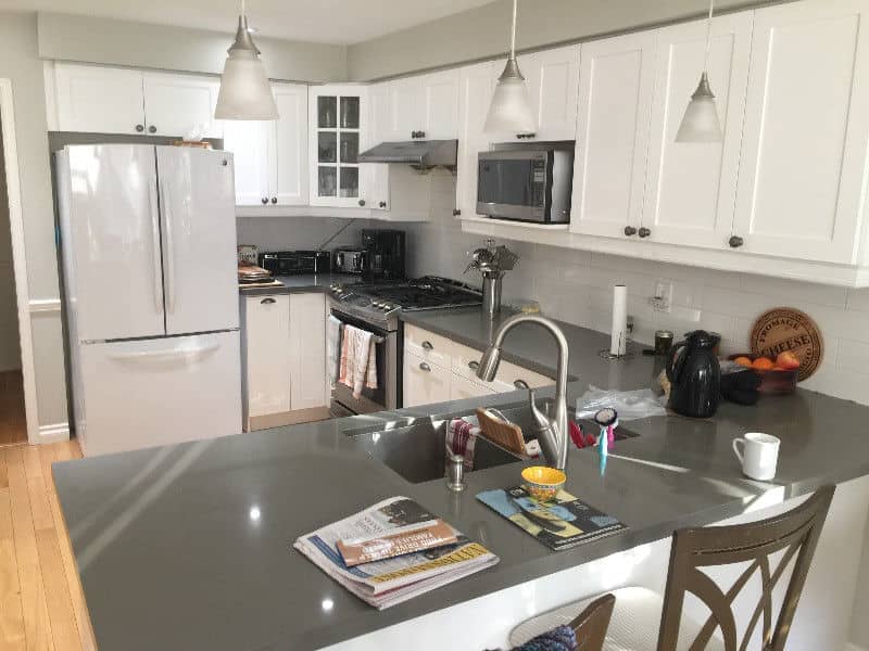 Century Style Wood Works Inc., cabinet and countertop installation in Scarborough