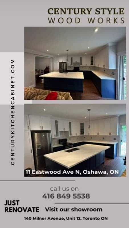 Century Style Wood Works Inc., cabinet and countertop installation in Scarborough, image 3