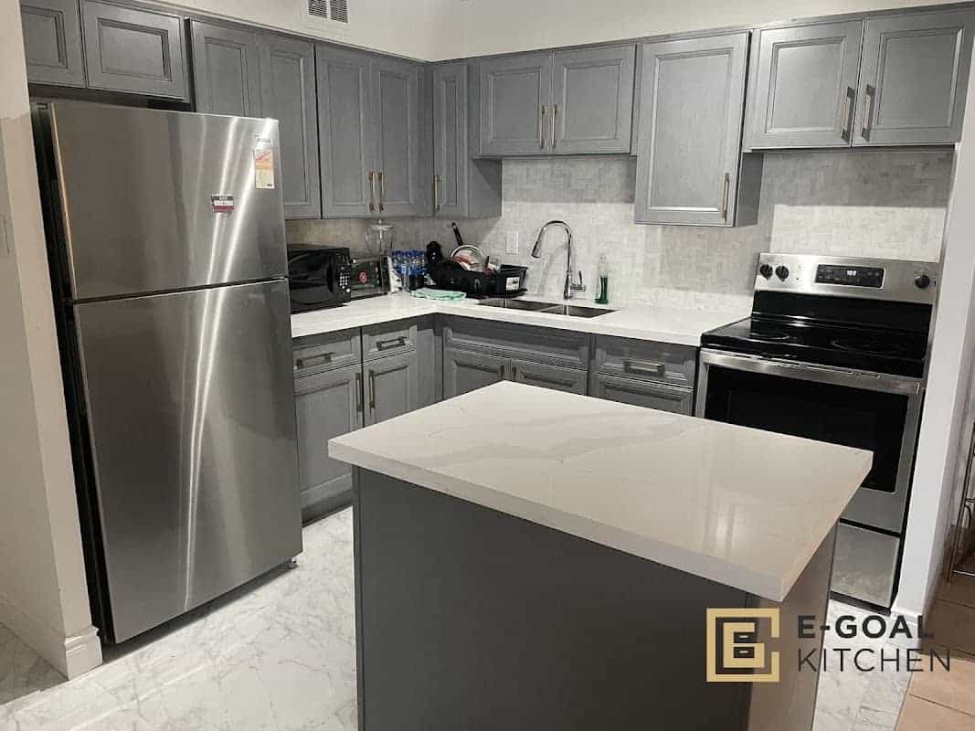 E-Goal Kitchen & Reno, cabinet and countertop installation in Vaughan, image 2