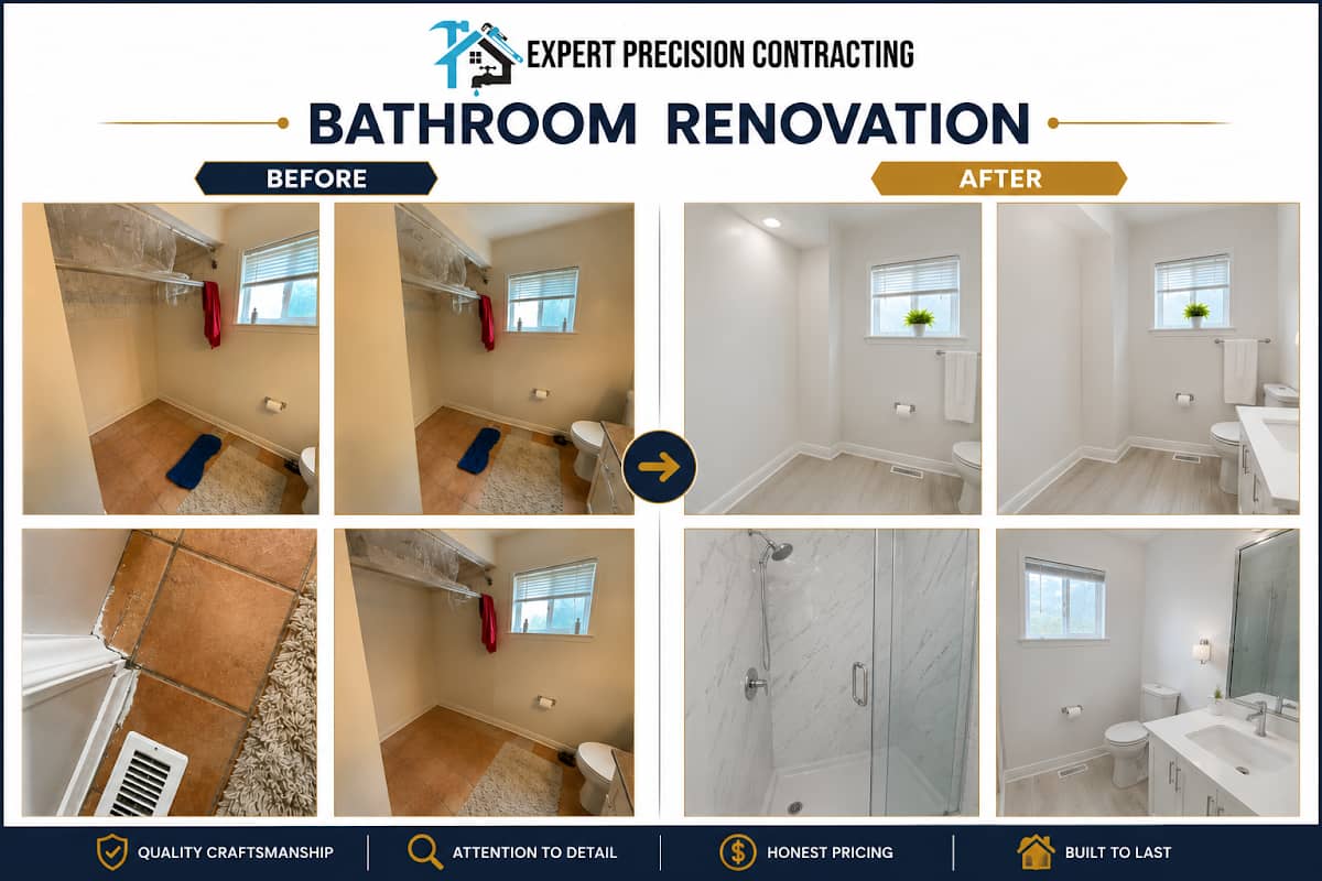 Expert Precision Contracting, kitchen renovation in Pickering