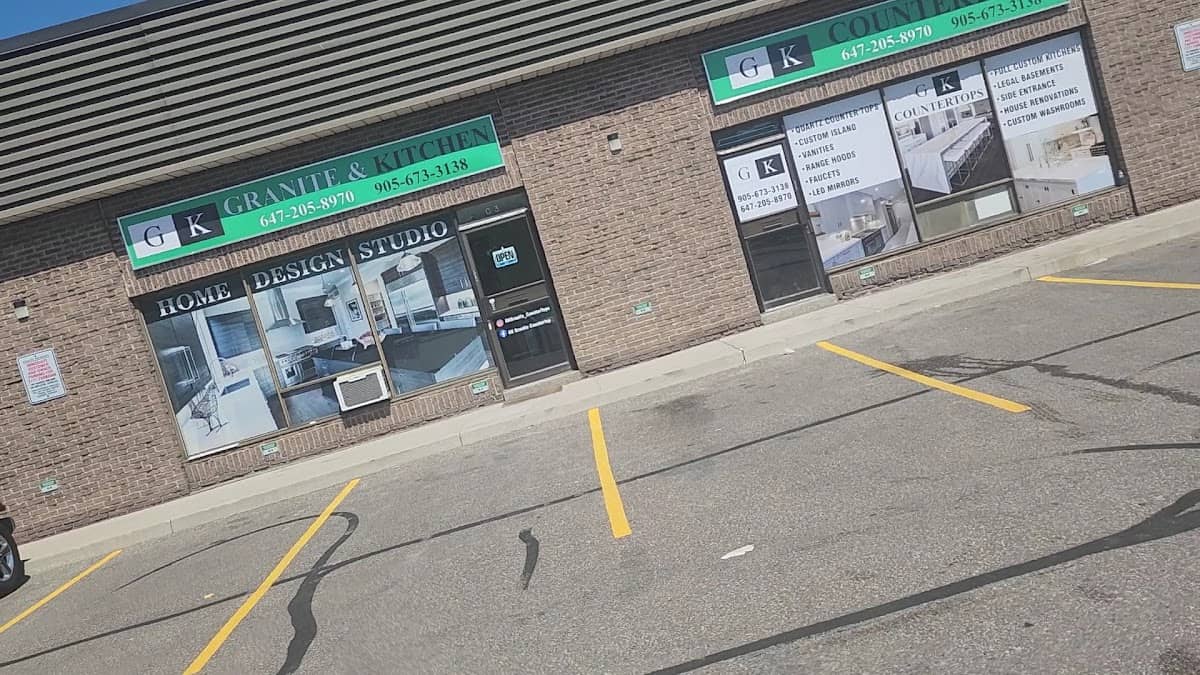 G K Granite Ltd., countertop installation in Mississauga