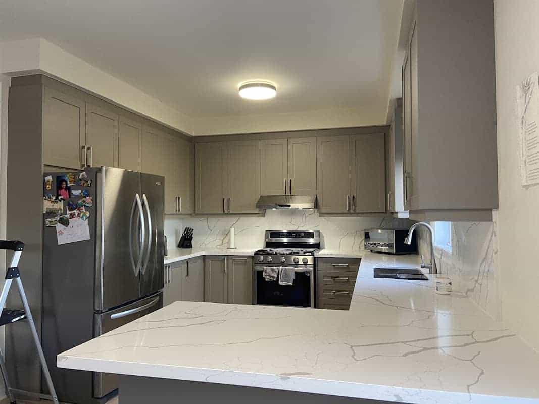 GTA Custom Kitchen Cabinets, cabinet and countertop installation in Mississauga, image 2