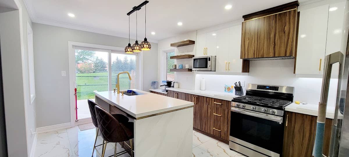 Manny Kitchen Cabinets & Vanities, cabinet and countertop installation in Brampton
