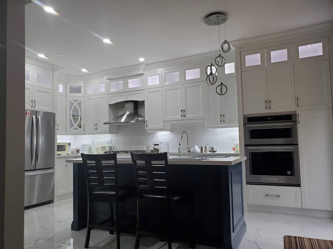 New life Kitchen and Bath Inc., cabinet and countertop installation in Brampton
