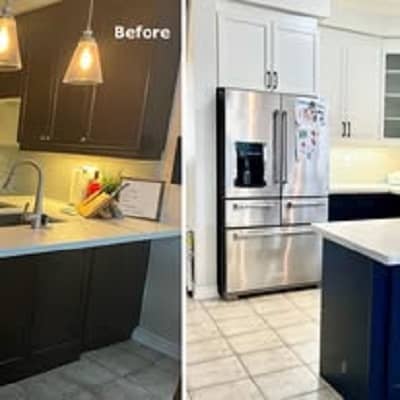 Paint Squad Cabinet Refinishing, kitchen renovation in Pickering