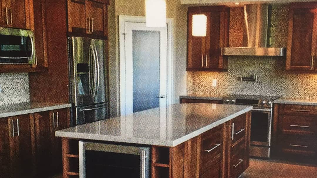 Quartz Countertops, kitchen renovation in Pickering