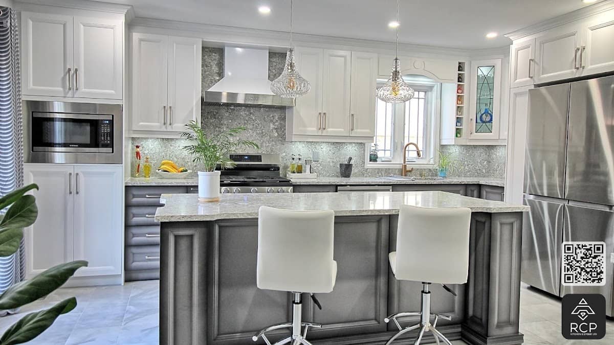RCP Kitchen & Stone, cabinet and countertop installation in Scarborough