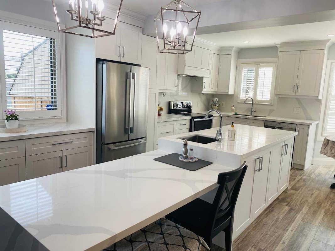Titan Stone, countertop installation in North York