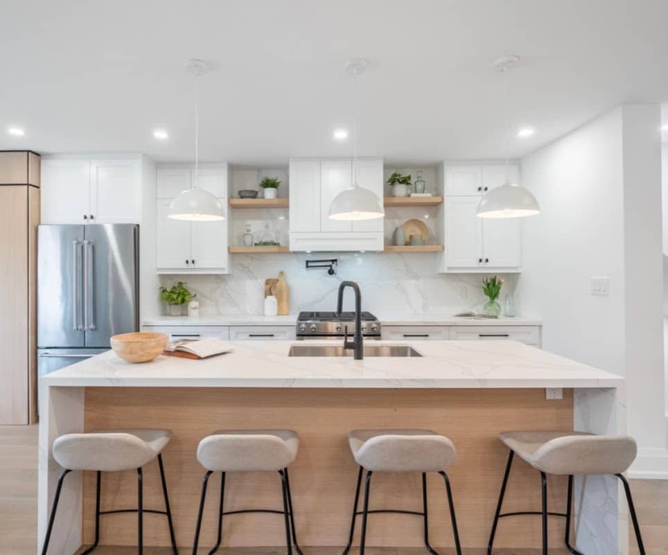 Trinity 4D Kitchen & Bath Ltd., cabinet and countertop installation in Scarborough
