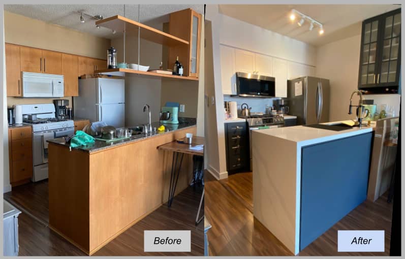 Urban Kitchen Refacing, kitchen renovation in East York