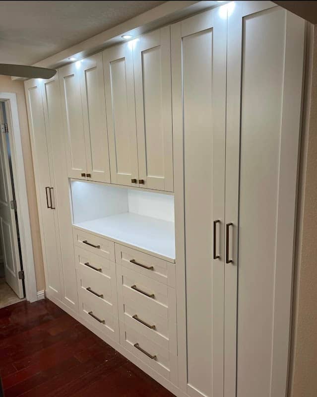 Velvet White Cabinets, cabinet and countertop installation in the GTA